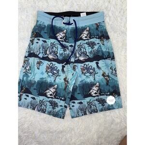 Psycho Tuna Boys Sz. 24 (8) Fun Design Board Shorts. Not Worn. GRT Pair